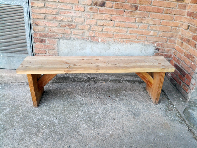 banco madera 45x150x30 1u